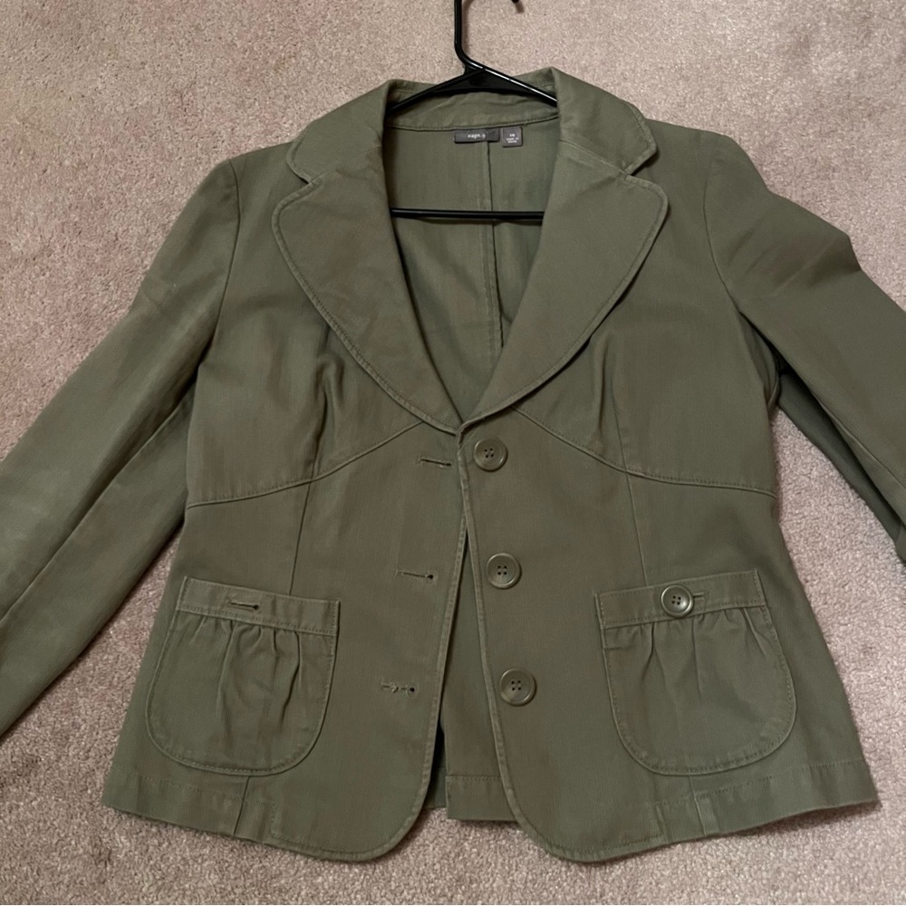 Olive Green Women's Blazer